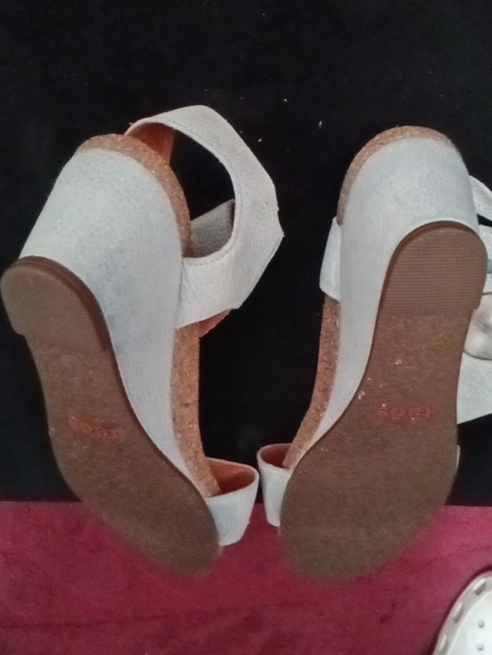 Women's Taos Wedge Sandals with Metallic Accent in Light Blue